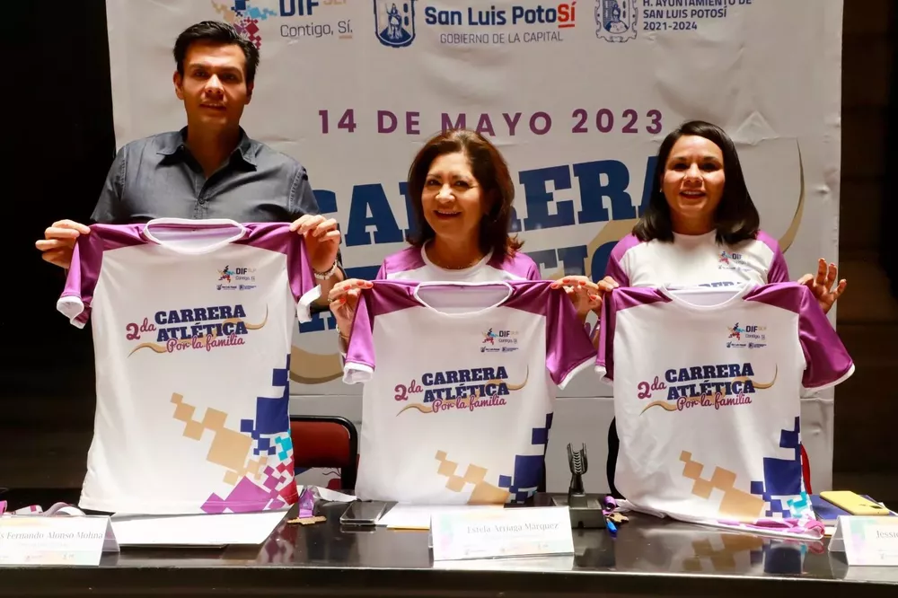 Segunda carrera atletica por la Familia en SLP